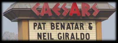 Pat Benatar Neil Giraldo Caesars Lake Tahoe